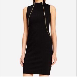 Calvin Klein Double Zipper Bodycon Dress